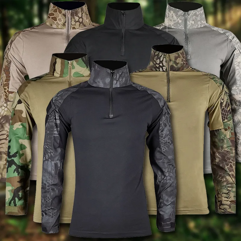 S-4XL Outdoor G2 Camouflage US - đánh giá và giá Tactical Military Shirt Cargo