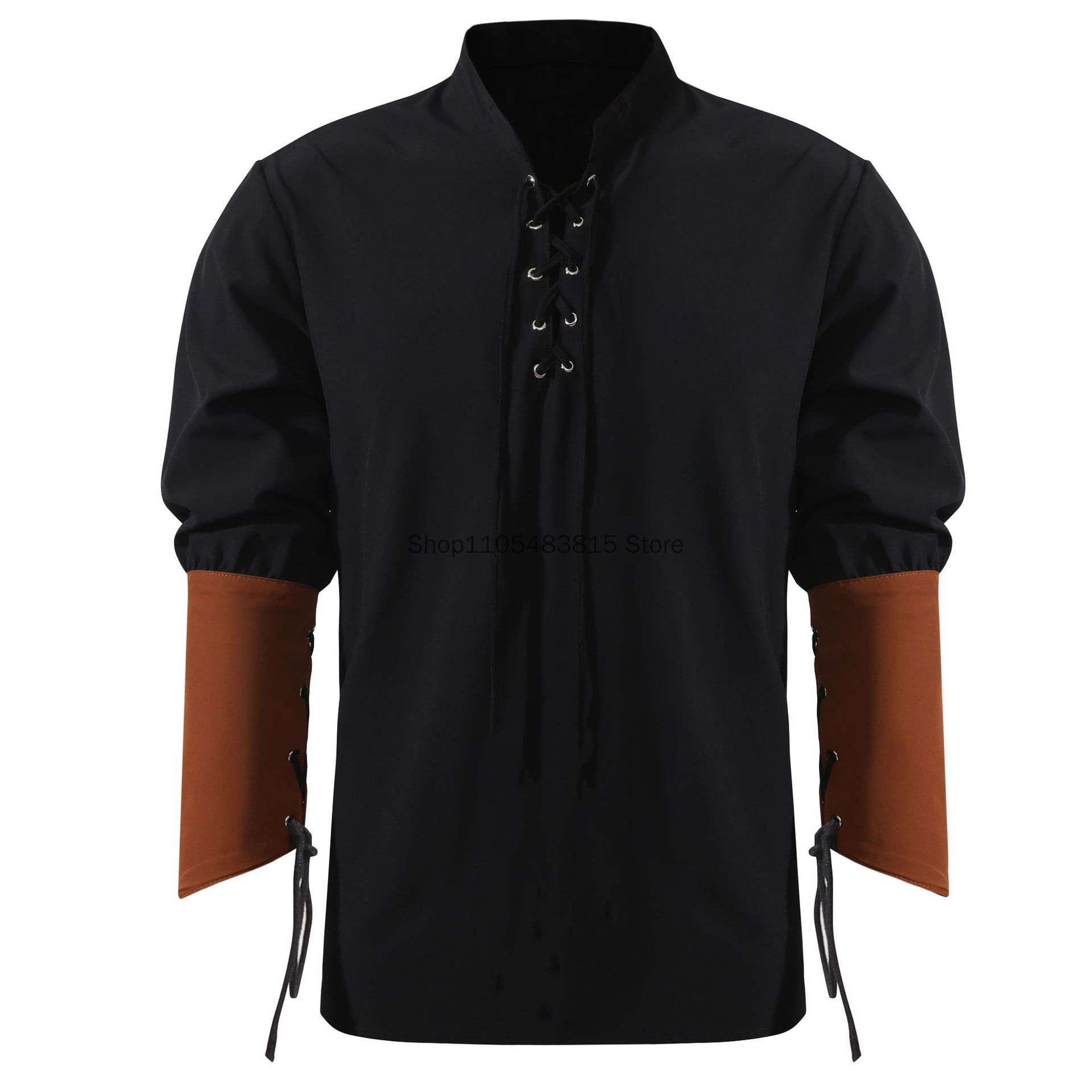 Pirate Shirt for Men - Medieva - đánh giá và giá Medieval Gothic Lace Up Pirate Shirt