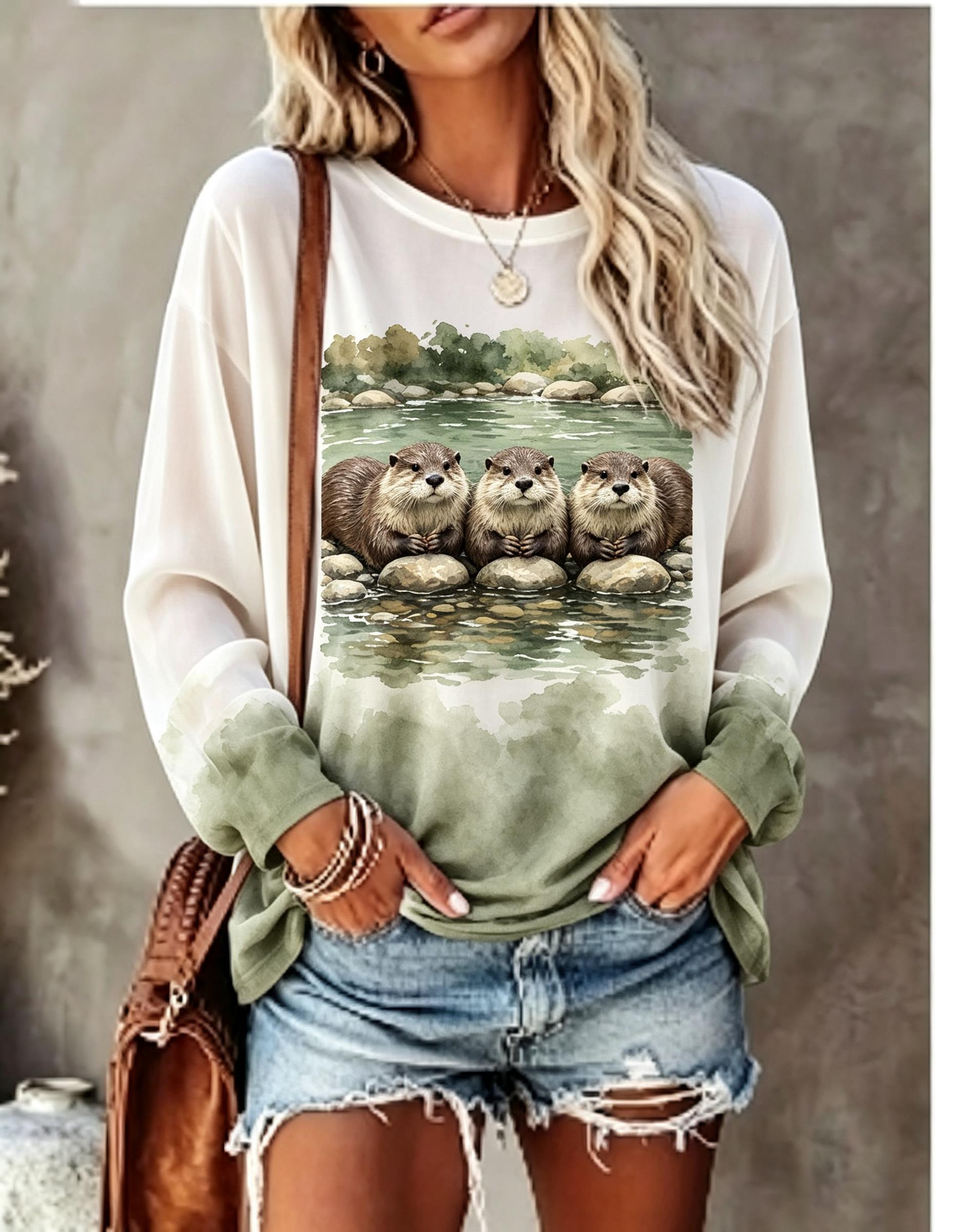 Women Long Sleeve T Shirt Cute - đánh giá và giá T-Shirts